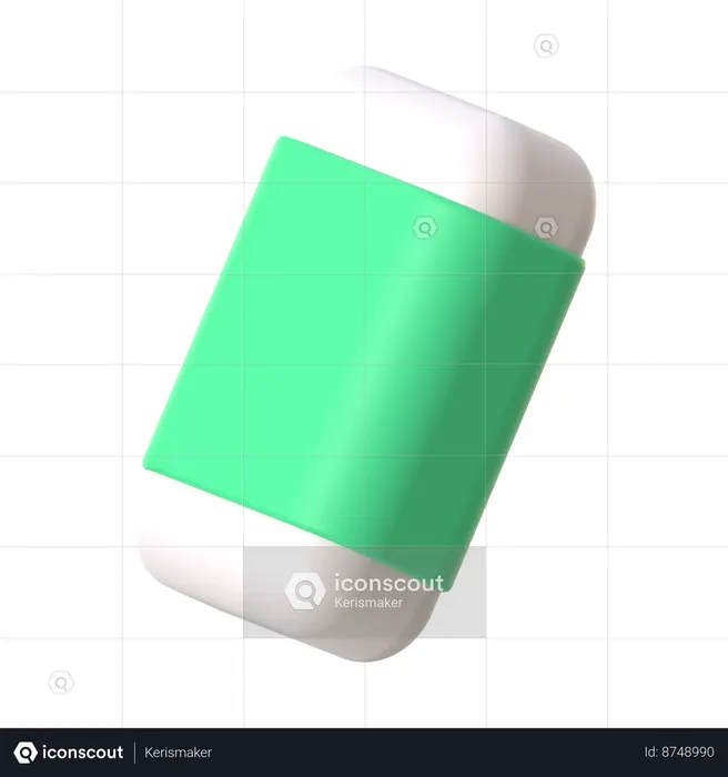 Eraser  3D Icon