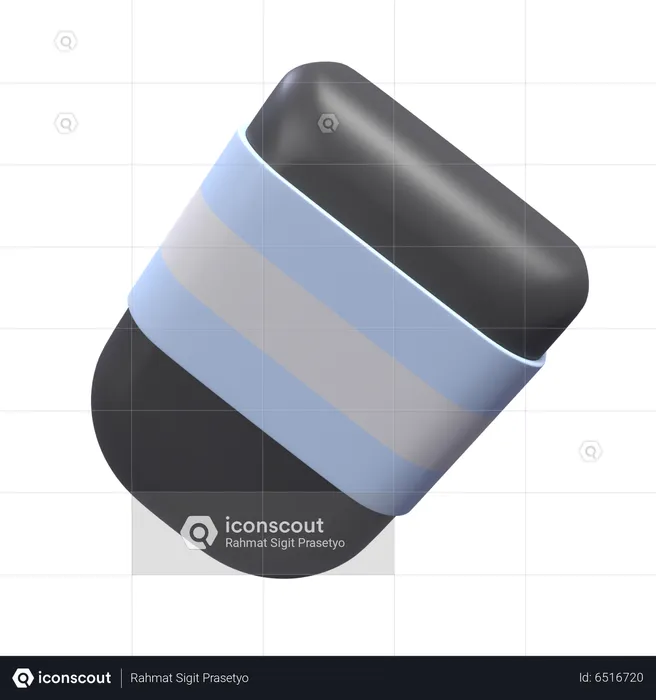 Eraser  3D Icon