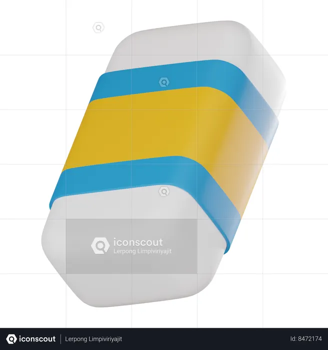 Eraser  3D Icon
