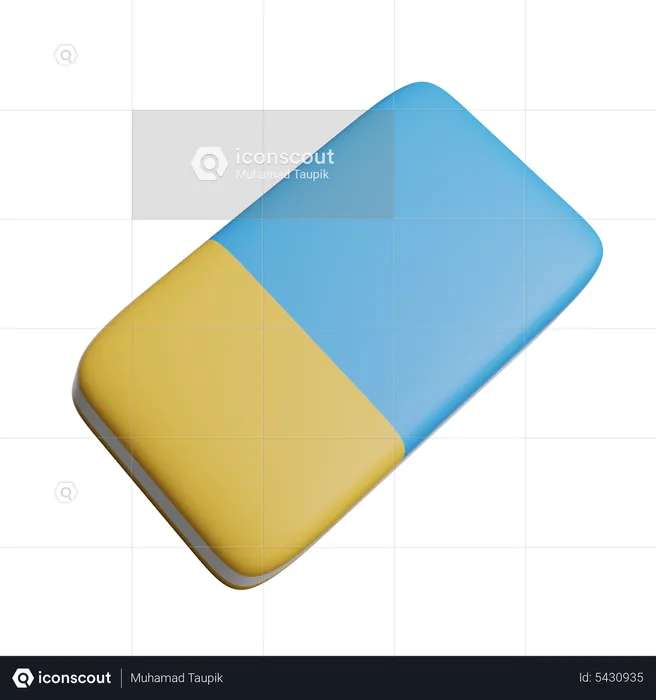 Eraser  3D Icon