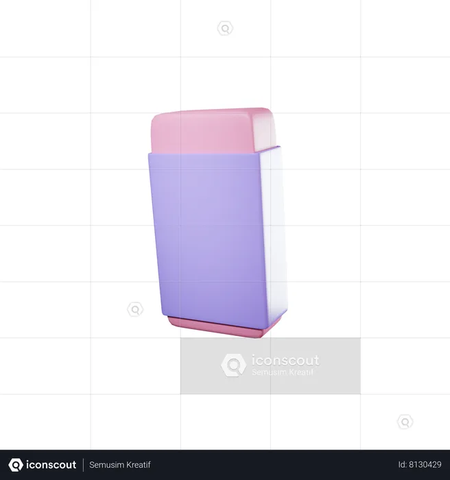 Eraser  3D Icon