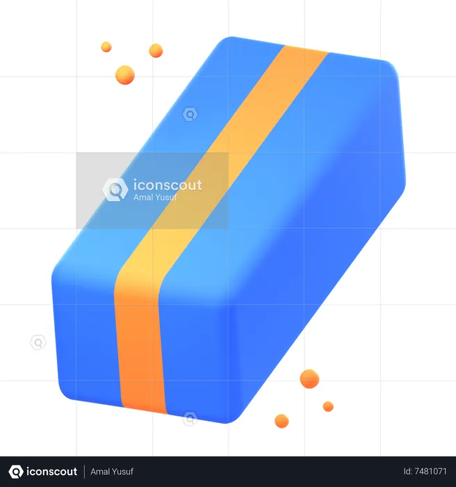 Eraser  3D Icon