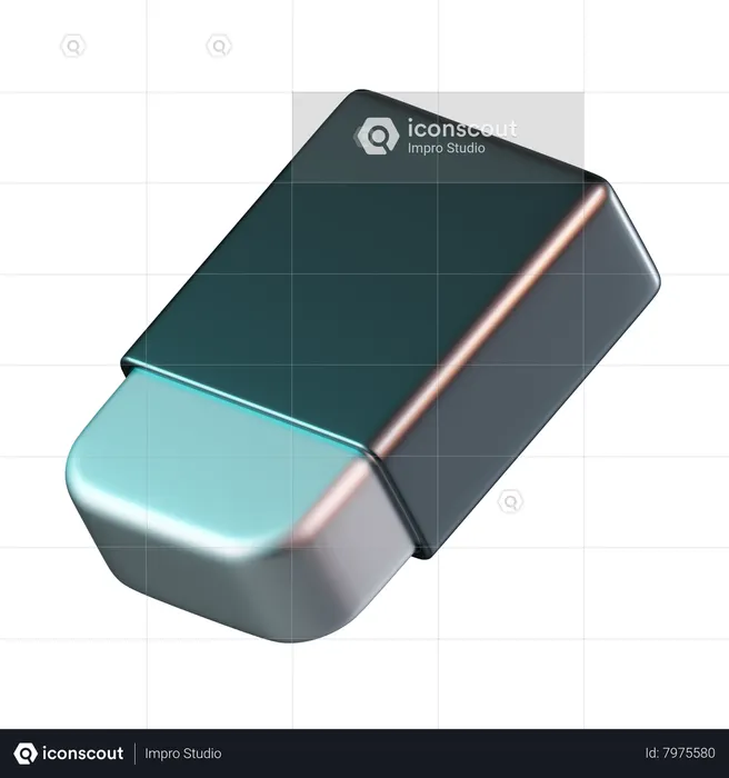 Eraser  3D Icon