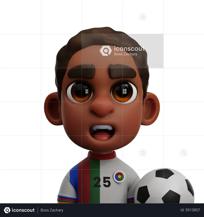 Eritrea Player  3D Icon