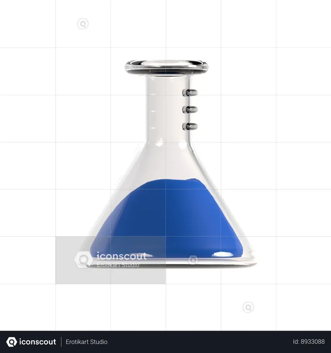 Erlenmeyer  3D Icon