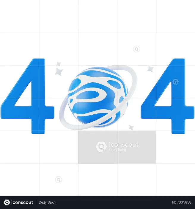 Erreur 404  3D Icon