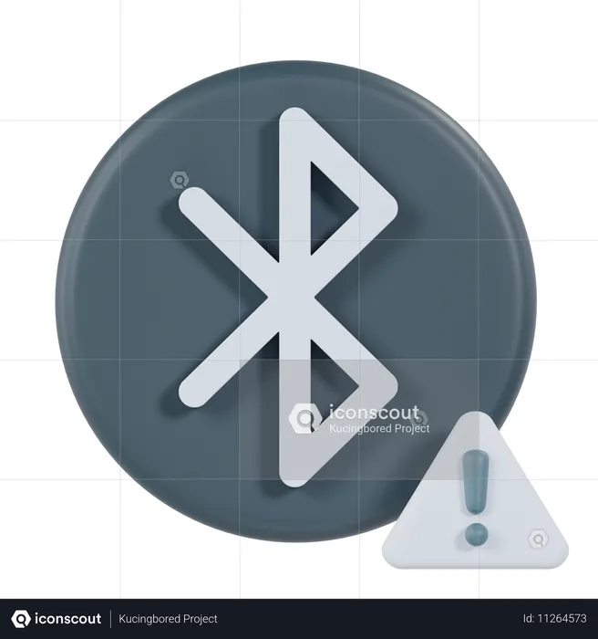 Erreur Bluetooth  3D Icon