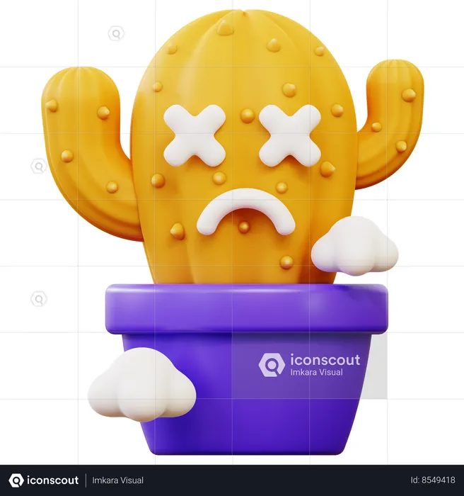 Erreur cactus  3D Icon