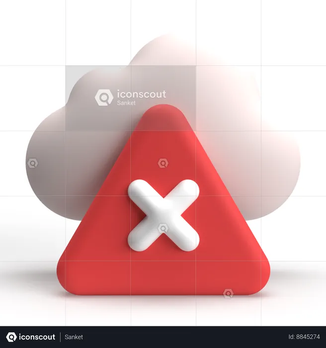 Erreur de nuage  3D Icon