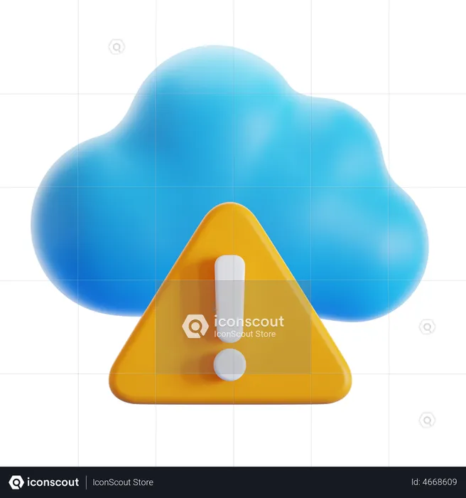 Erreur de nuage  3D Icon