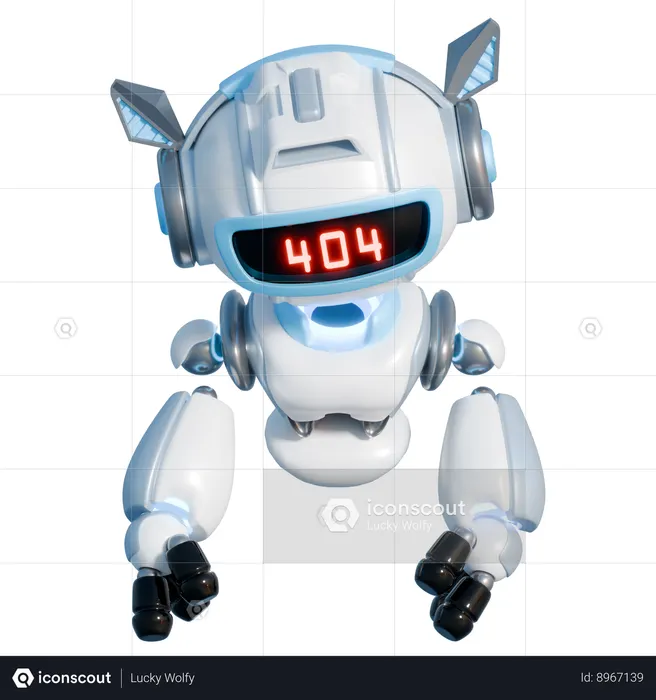 ERREUR ROBOT 04  3D Illustration