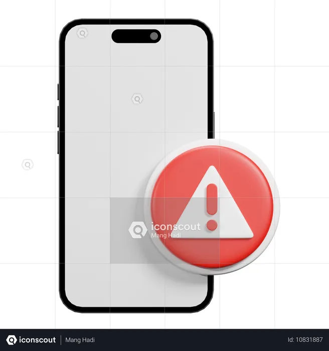 Erro de telefone  3D Icon