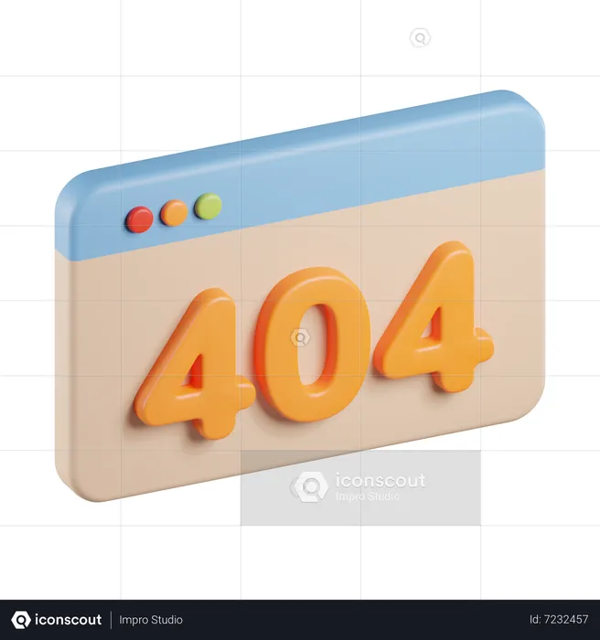 Error  3D Icon