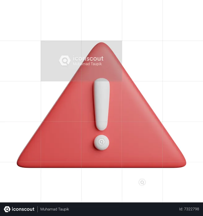 Error  3D Icon