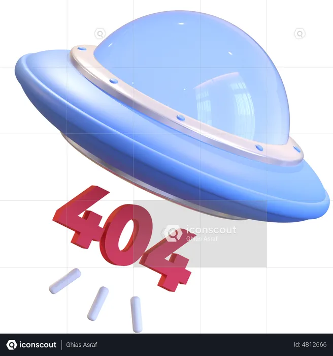 Error 404  3D Illustration