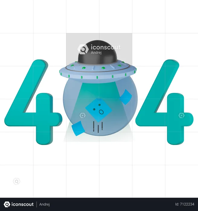 ERROR 404  3D Icon