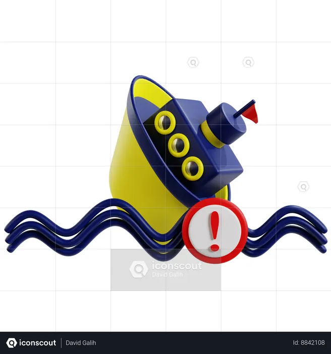 Error: Submarine Malfunction  3D Icon