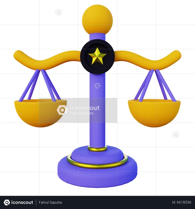 Escala de ley  3D Icon