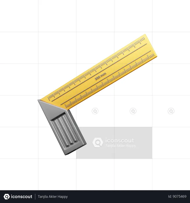 Escala de medição  3D Icon