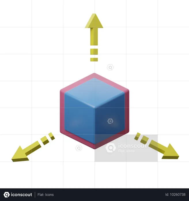 Escalabilidade  3D Icon