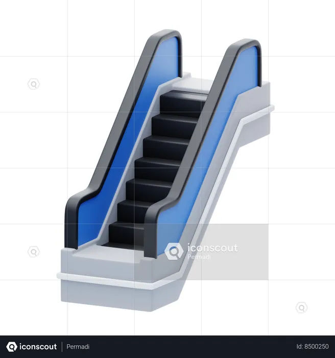Escalator  3D Icon