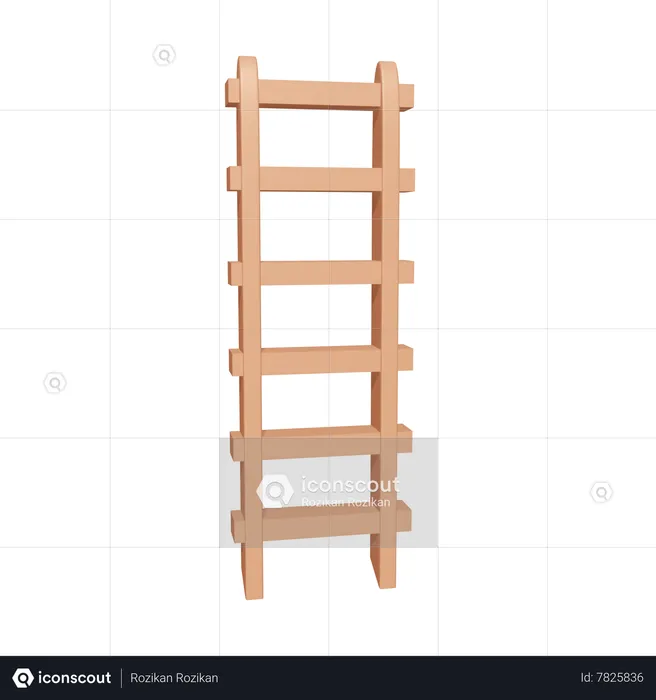 Escalera  3D Icon