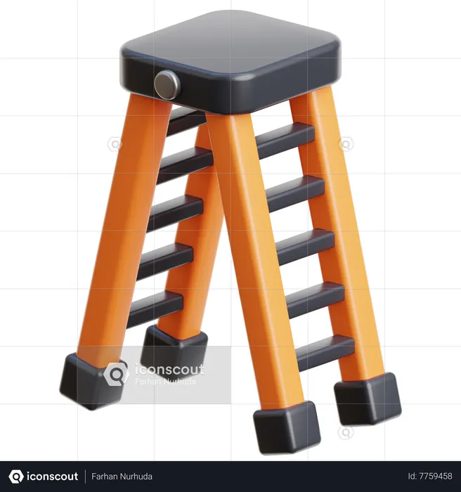 Escaleras  3D Icon