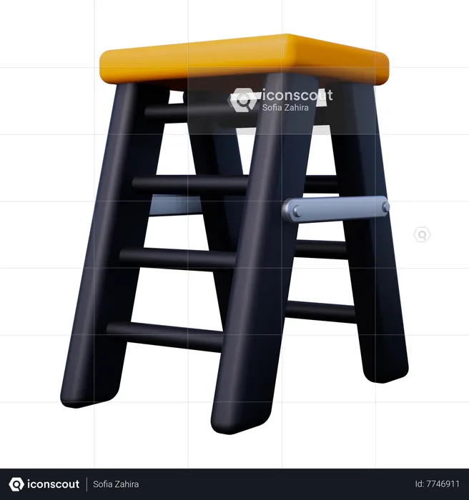 Escaliers de chantier  3D Icon