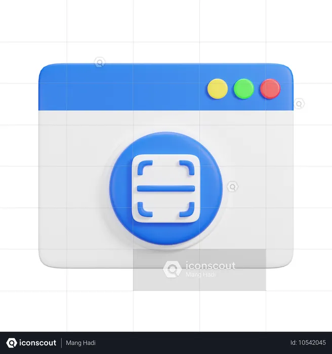 Digitalizar site  3D Icon