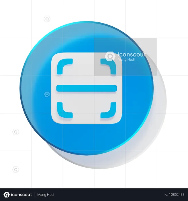 Escanear  3D Icon