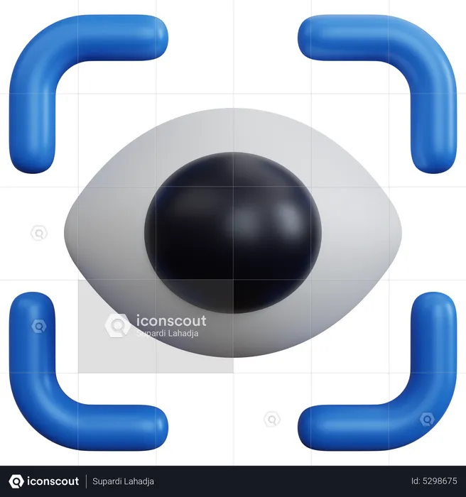 Escáner ocular  3D Icon