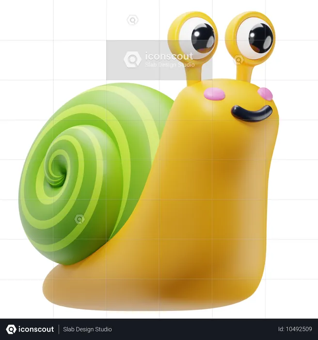 Escargot  3D Icon