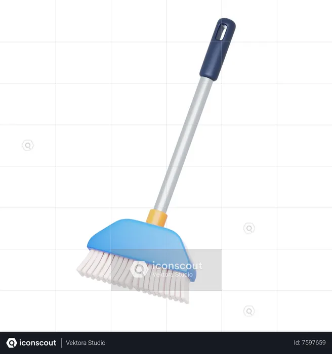 Escoba  3D Icon