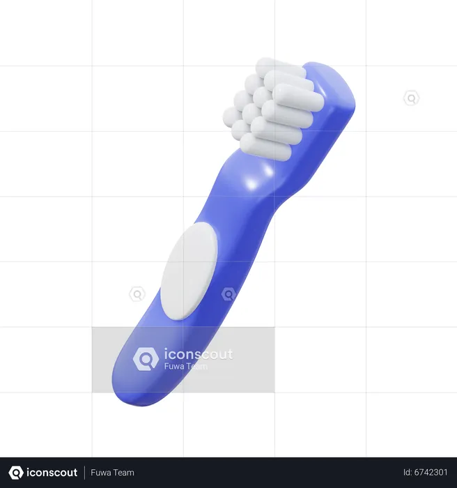 Escova de dente  3D Icon