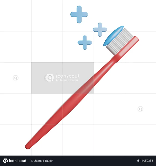 Escova de dente  3D Icon