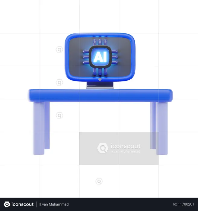 Escritorio  3D Icon