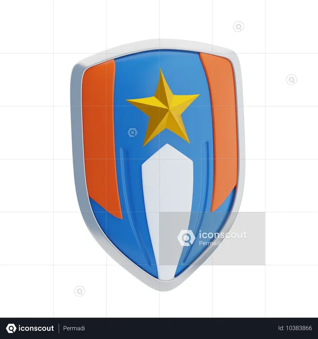 Escudo  3D Icon