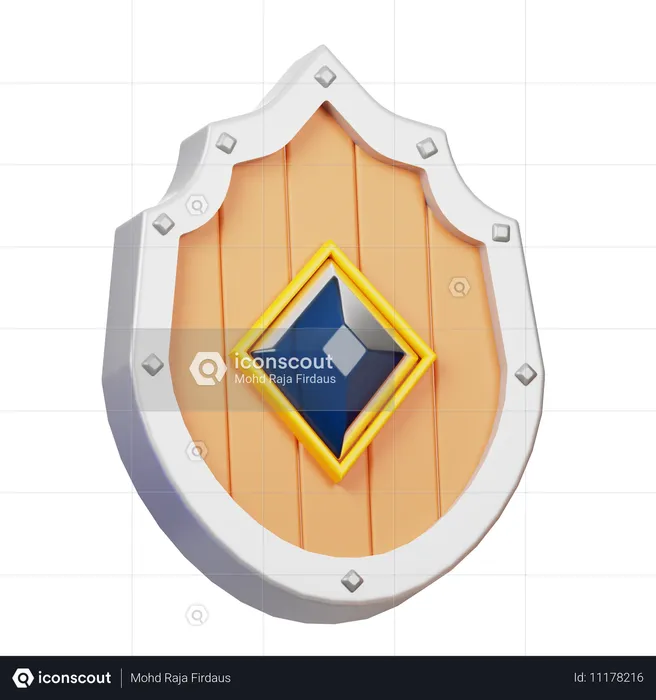 Escudo  3D Icon