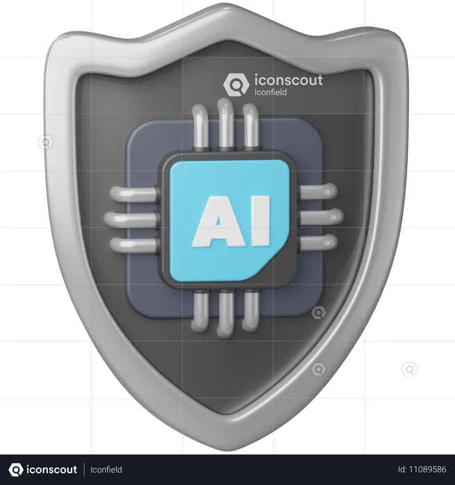 Ai escudo  3D Icon