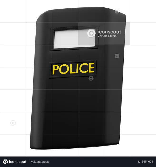 Escudo policial  3D Icon