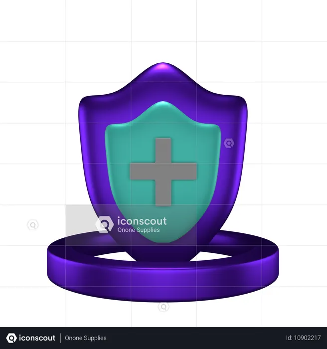 Escudo de maratón  3D Icon