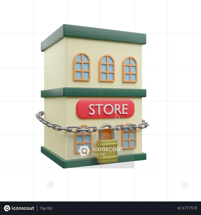 Tienda de escudos  3D Icon