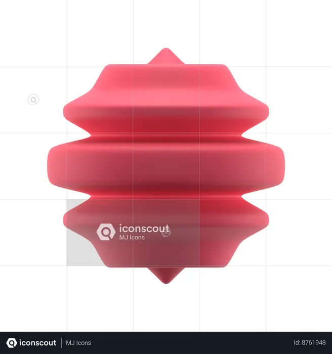 Esfera estampada  3D Icon