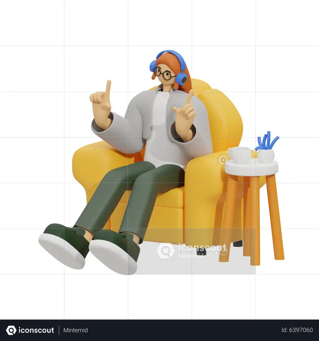 Espaço de relaxamento perfeito  3D Icon