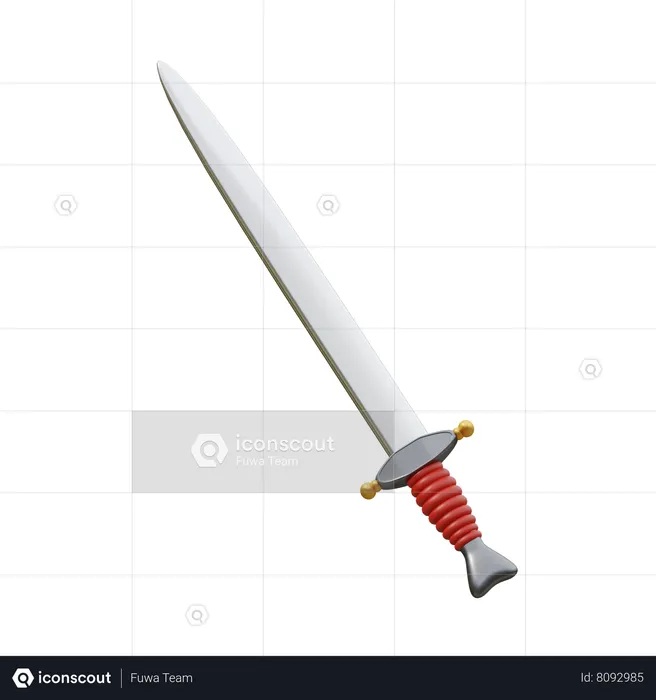 Espada española  3D Icon