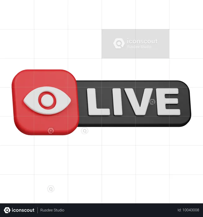 Espectador en vivo  3D Icon