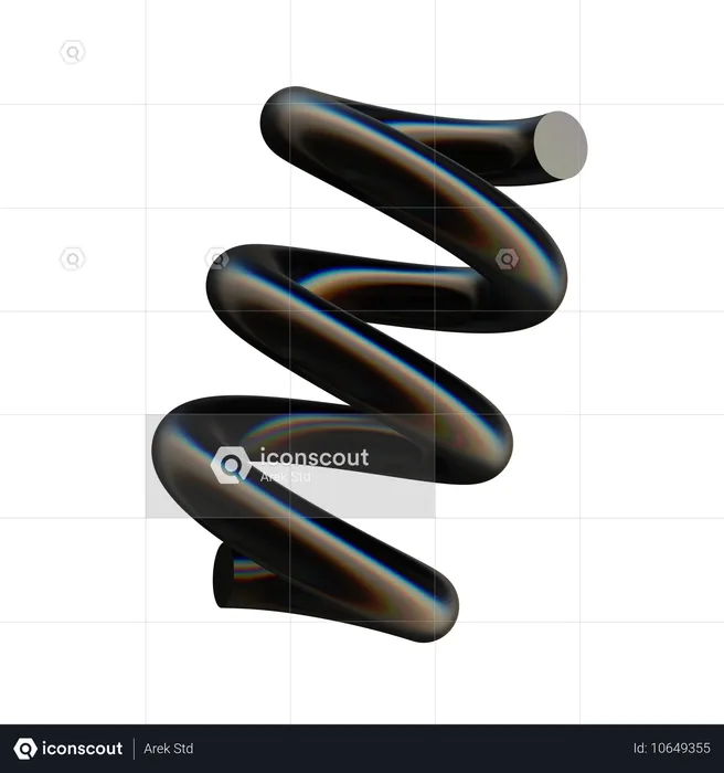 Resumen de hélice espiral  3D Icon