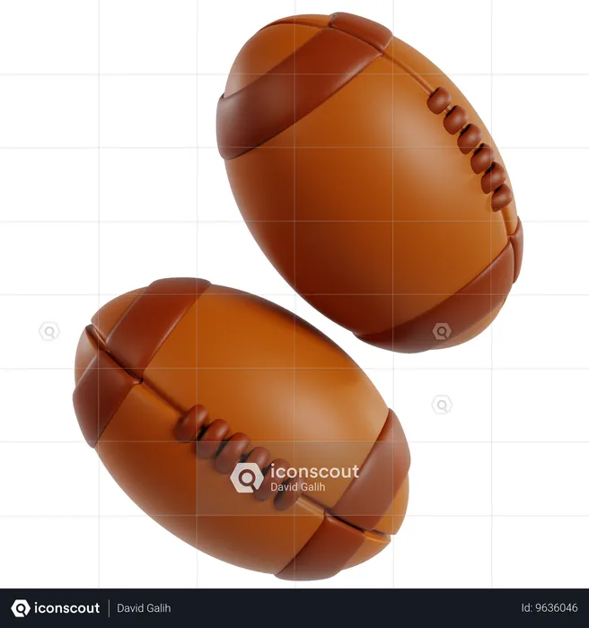 Dinâmico Rugby Duo Esporte  3D Icon