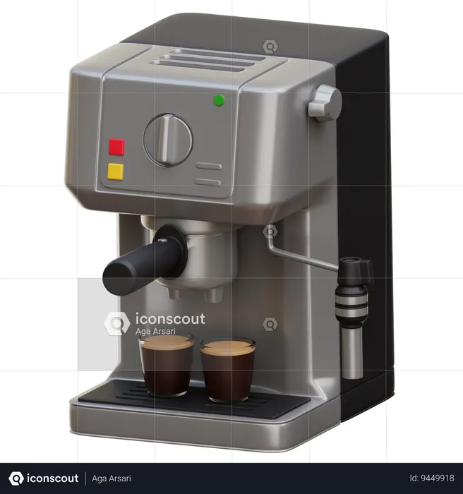 Espresso Machine  3D Icon
