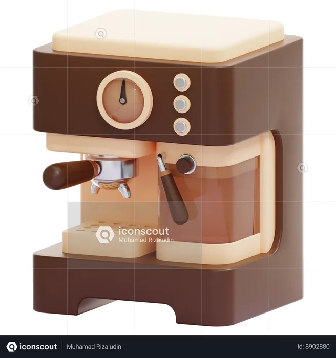 Espresso machine  3D Icon